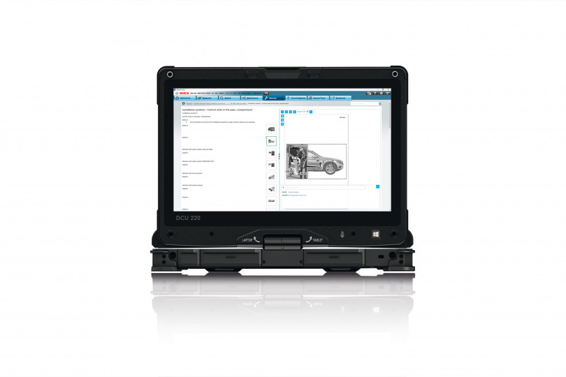 Bosch ESI[tronic] 2.0 Online diagnosztikai szoftver, közvetlenül a járműgyártótól származó javítási és karbantartási információkkal