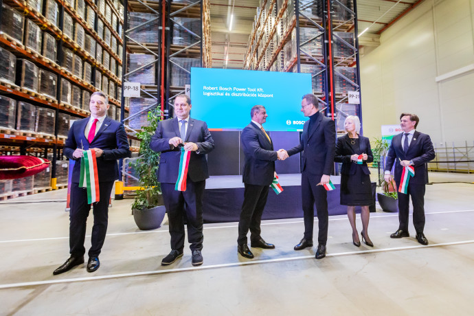 Bosch inaugurated a highly digitalized logistics and distribution center in Miskolc