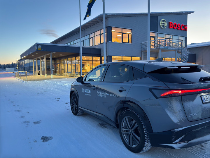 With brake-by-wire from Bosch to the Arctic Circle