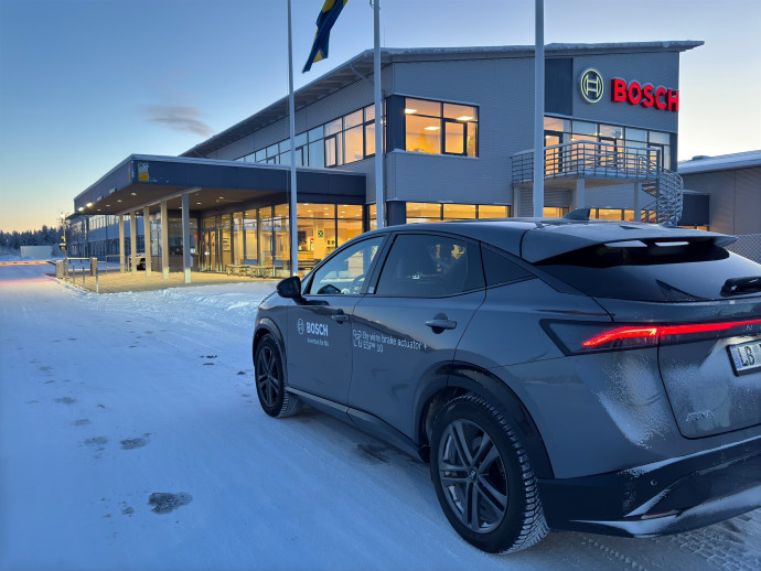 With brake-by-wire from Bosch to the Arctic Circle