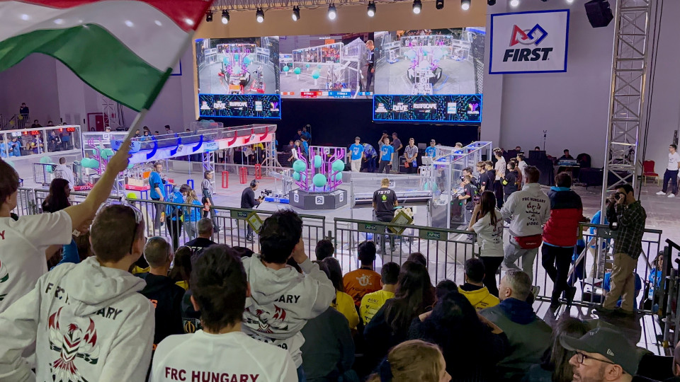 Robotépítésből jeles: magyar diákcsapat a legjobbak között a First Robotics Competition rangos mezőnyében