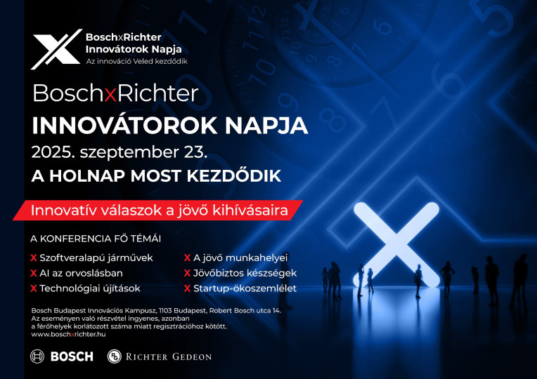 From four-wheeled software to robot doctors: future-proof trends at the Bosch×Richter Innovators’ Day