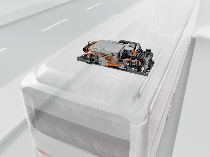 Bosch is making urban transportation more environmentally friendly with fuel cell-powered vehicles