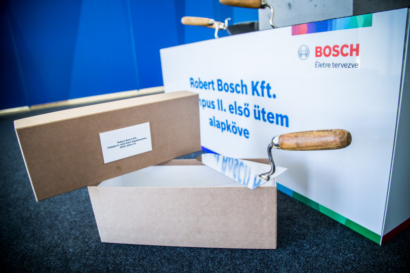 Alapkőletétel: a Bosch tovább bővíti Budapesti Fejlesztési Központját
