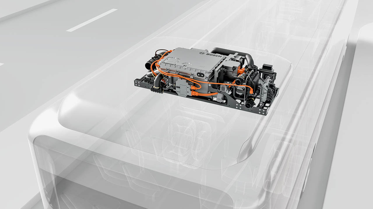 Bosch is making urban transportation more environmentally friendly with fuel cell-powered vehicles